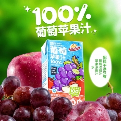 阳光先生葡萄苹果汁200ml(12盒)